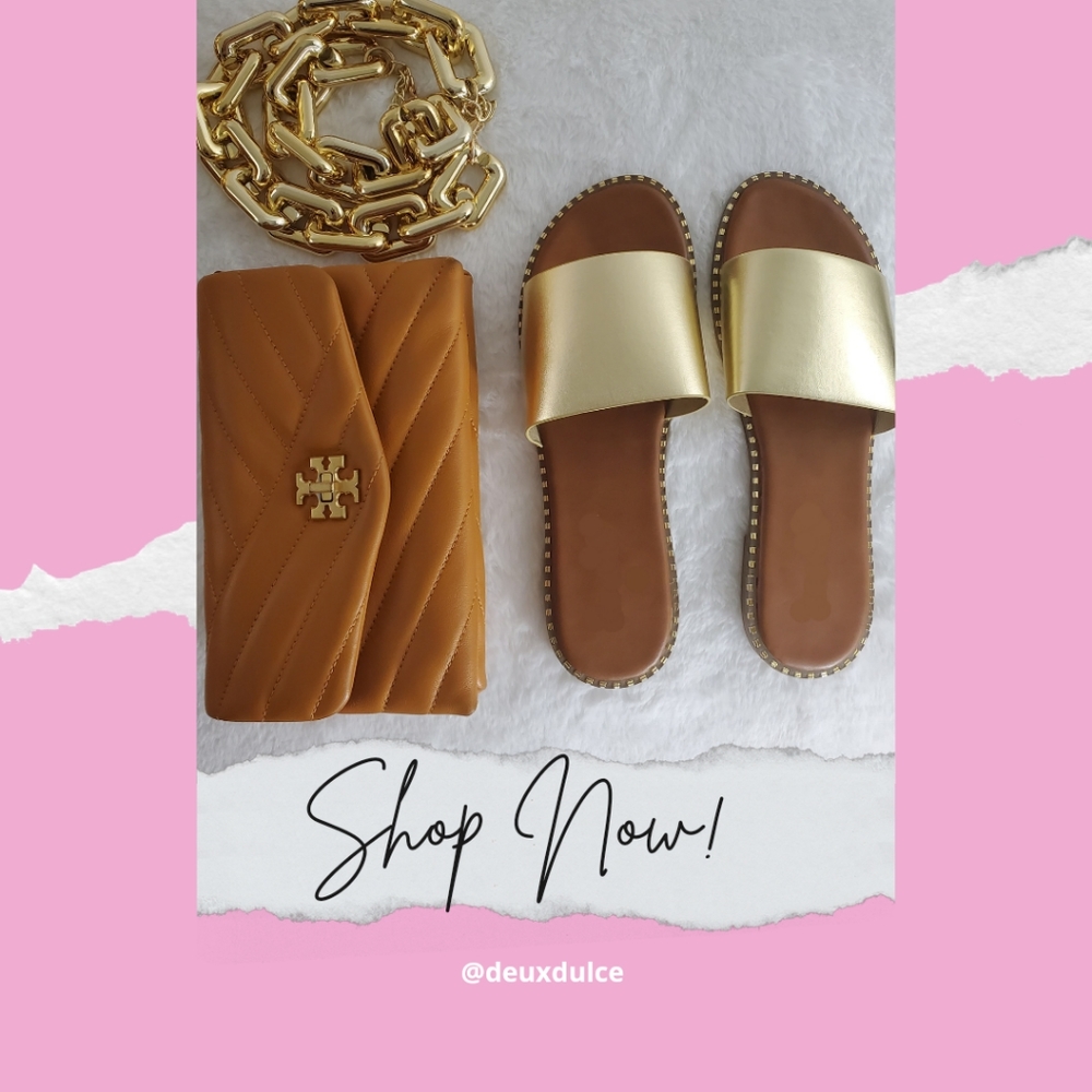 🚫SOLD🚫Gold Bonnibel Sandals